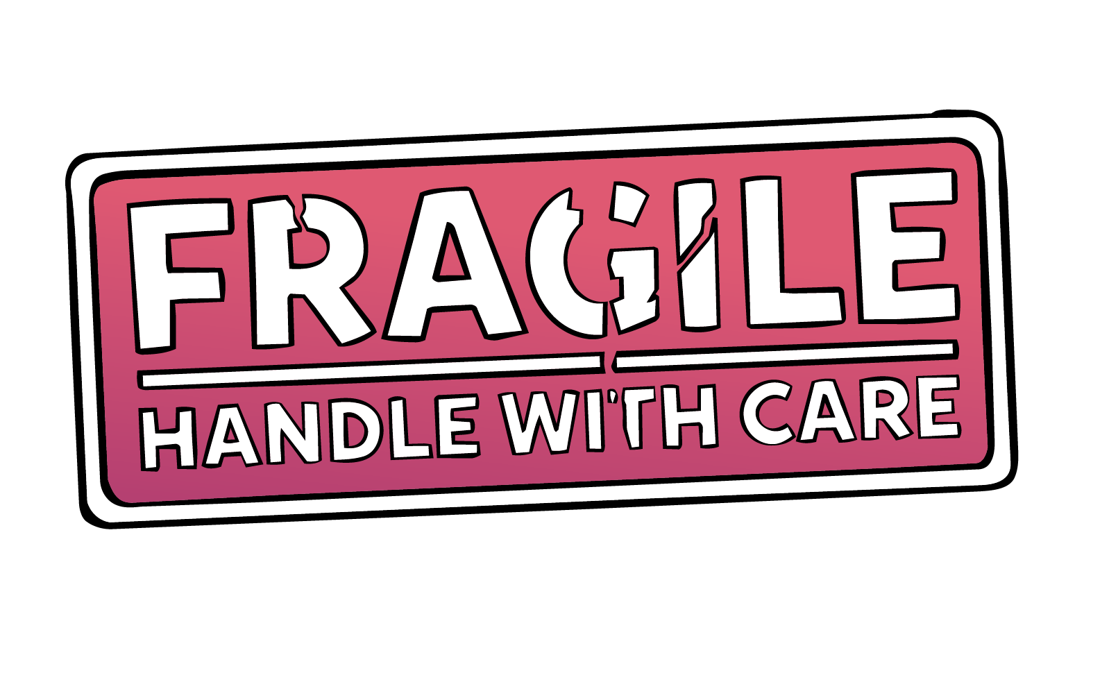 Fragile Handle With Care badge